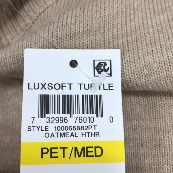 Karen Scott Petite Luxsoft Turtleneck Sweater - Picture 3 of 5